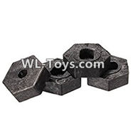 PXtoys 9300 Spare parts-02 Combination device, six angle wheel seat(4pcs),PXtoys 9300 RC Car Parts,PXtoys 9300 RC Truck Spare parts Accessories,1:18 4WD High Speed Buggy Parts